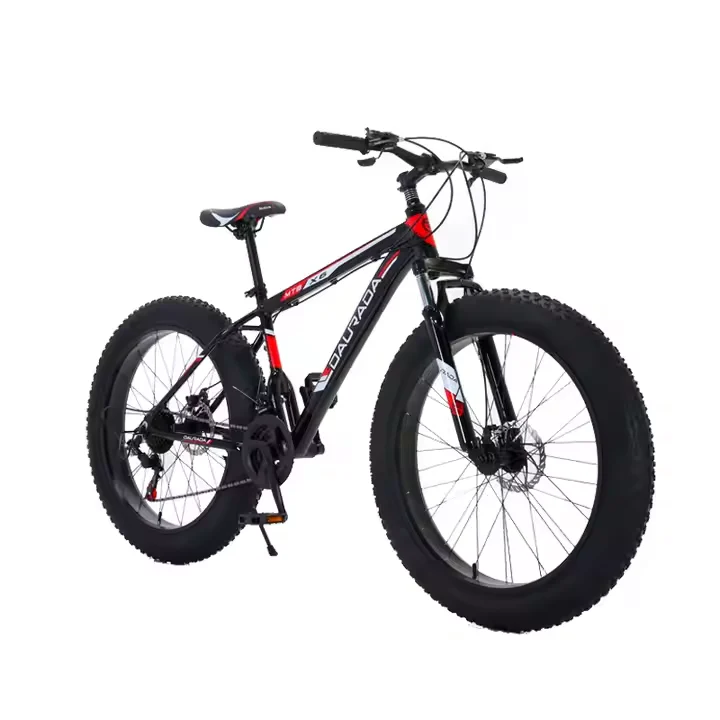 Vélo tout-terrain à gros pneus et freins à disque