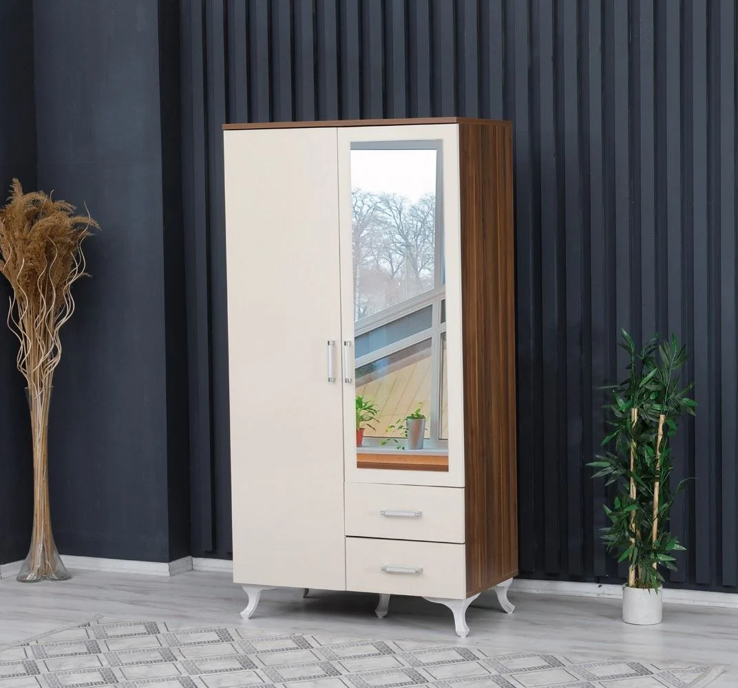 Armoire 2 portes battantes meubles de chambre à coucher