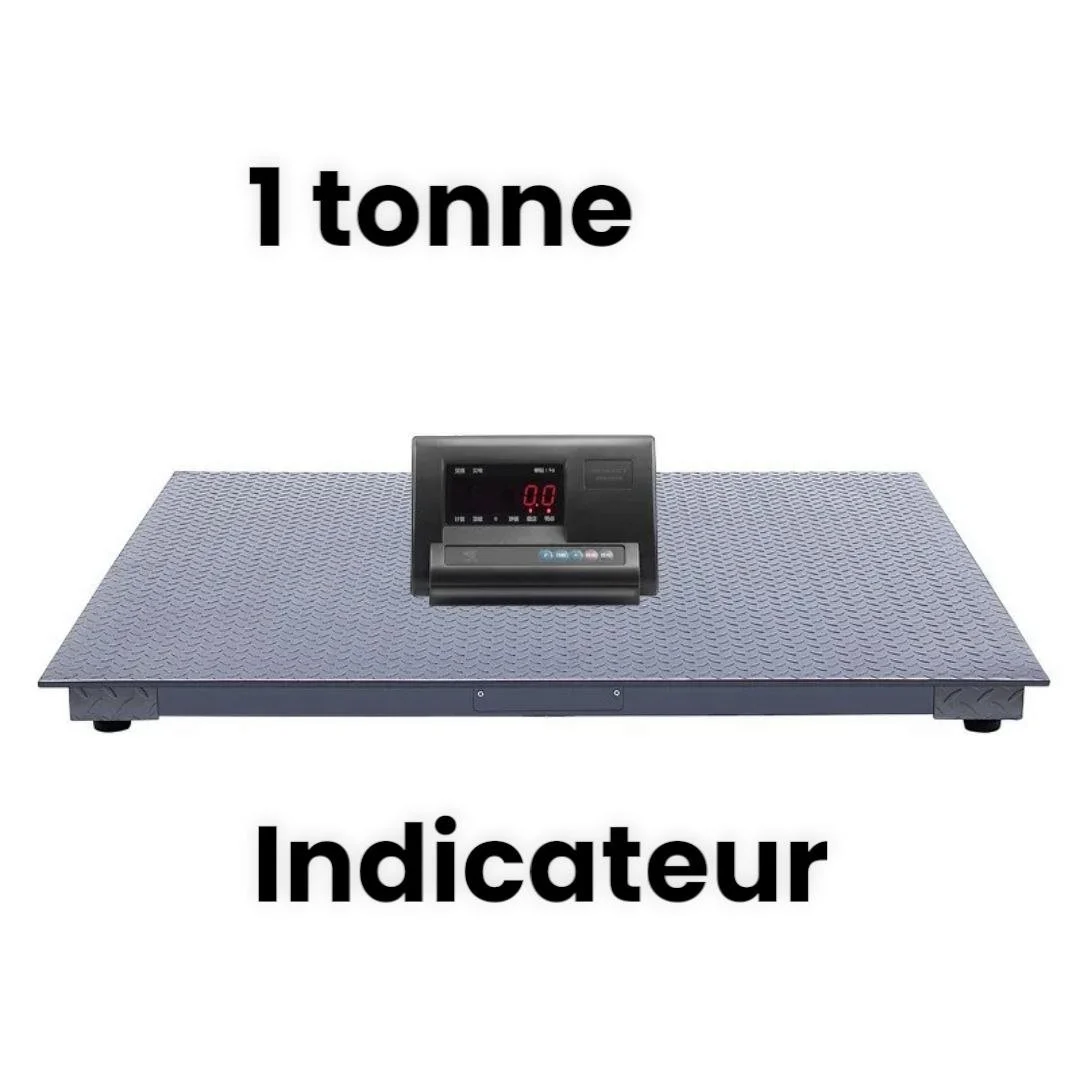 Balance électronique au sol — capacité 1 tonne