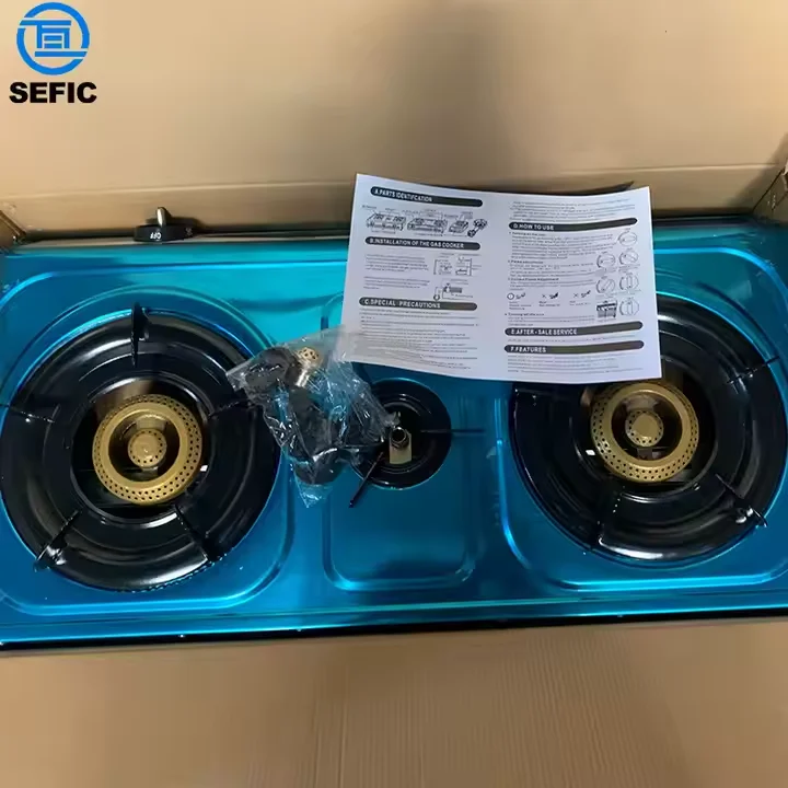 Cuisinière à gaz 3 feux Cuisinière au butane Cuisinière