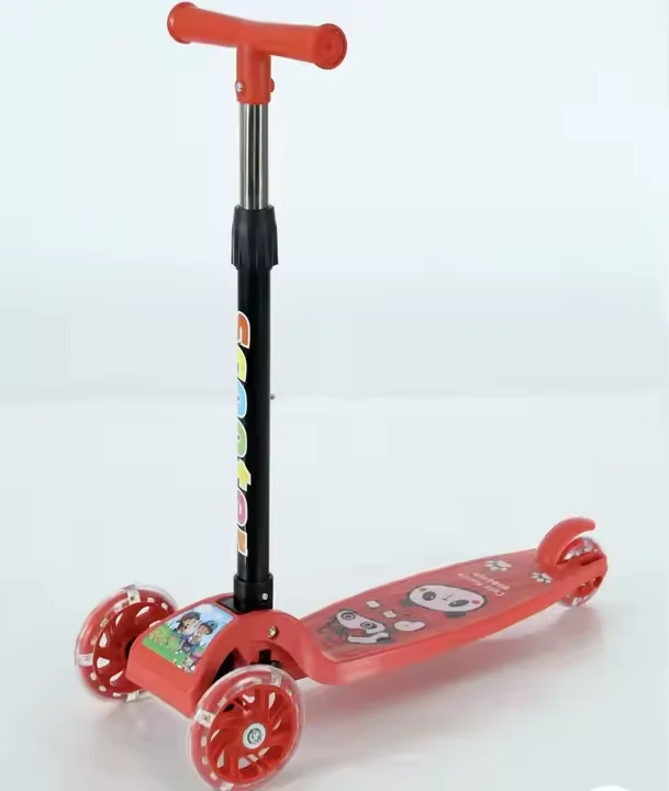 Scooter pliable et émettant de la lumière pour enfants