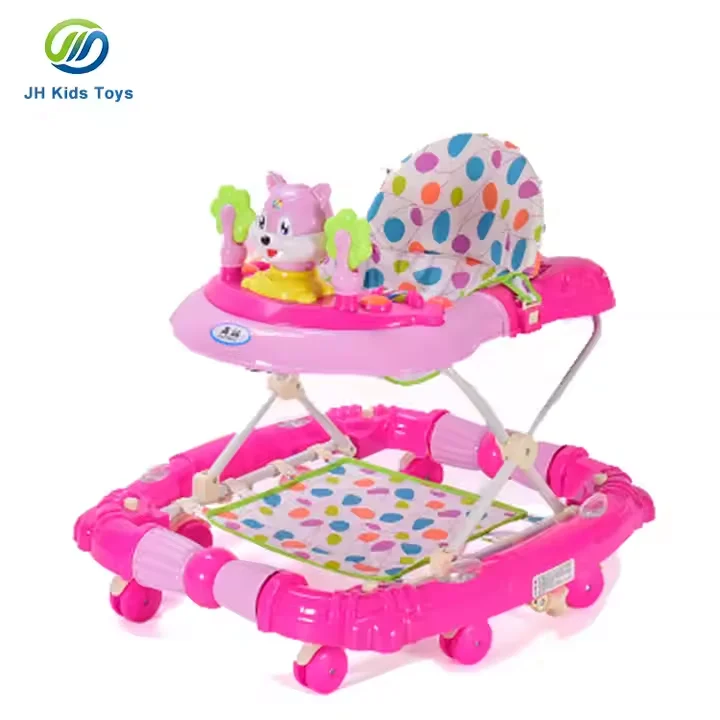 Trotteur pour bébé 4-en-1 avec balancelle