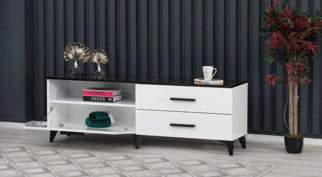 Meuble de table console en bois au design simple