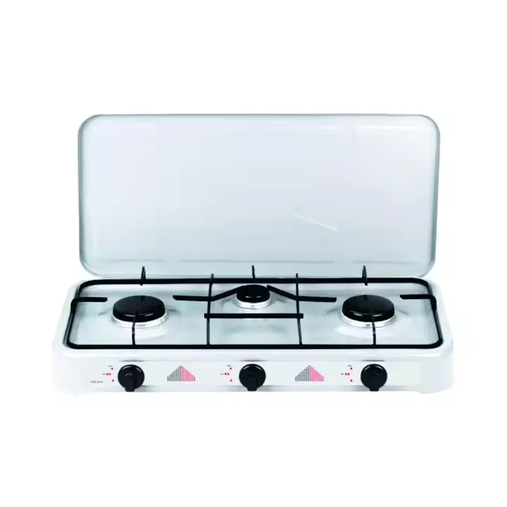Cuisinière à gaz portable à 3 brûleurs
