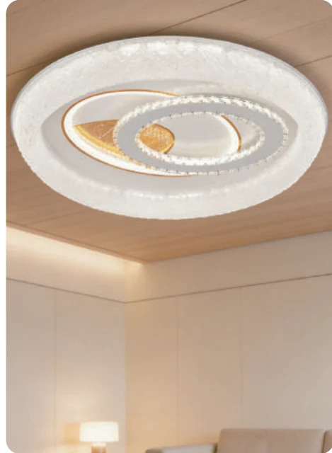 Plafonnier LED décoratif en acrylique — modèle Y60810