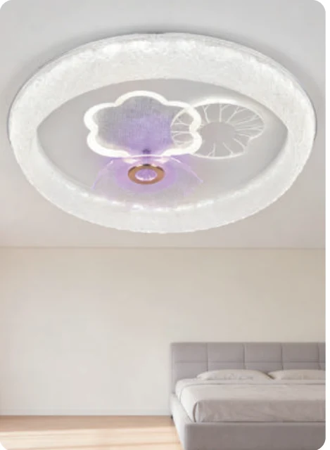 Plafonnier LED décoratif en acrylique — modèle Y60814