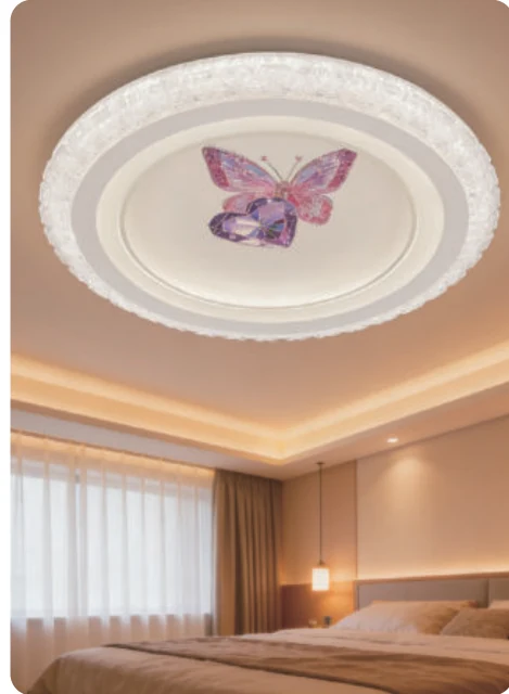 Plafonnier LED décoratif en acrylique — modèle Y60816