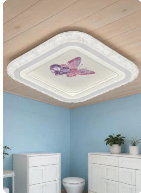 Plafonnier LED décoratif en acrylique — modèle Y60821