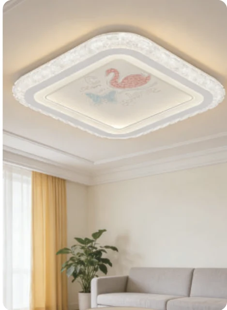 Plafonnier LED décoratif en acrylique — modèle Y60822