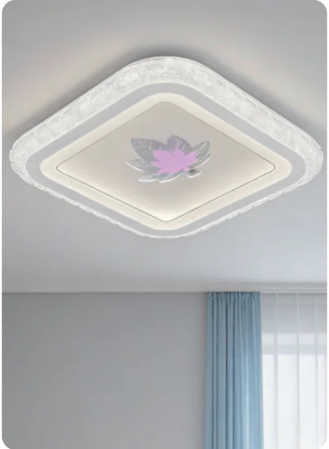 Plafonnier LED décoratif en acrylique — modèle Y60824
