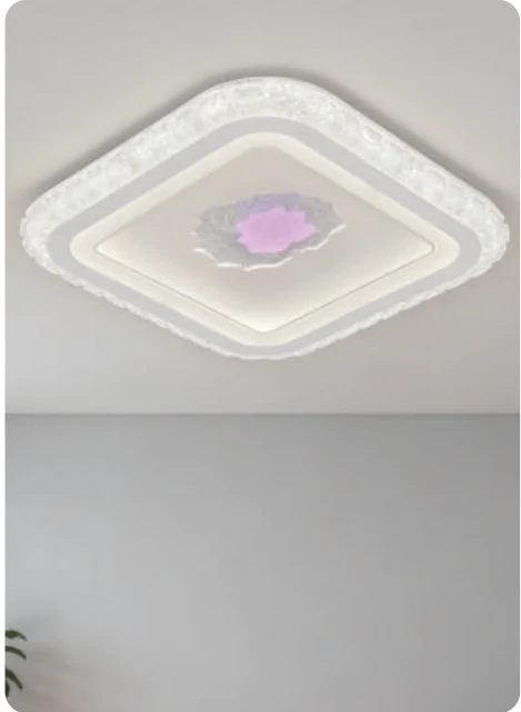 Plafonnier LED décoratif en acrylique — modèle Y60825