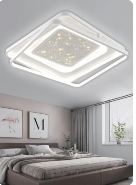 Plafonnier LED décoratif en acrylique — modèle Y60829