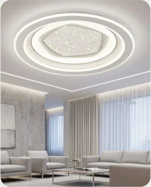 Plafonnier décoratif en acrylique — modèle Y60739