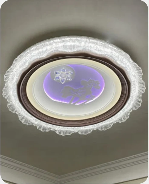 Plafonnier décoratif en acrylique — modèle Y60759