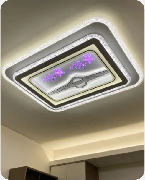 Plafonnier décoratif en acrylique — modèle Y60796