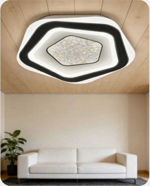 Plafonnier décoratif en acrylique — modèle Y60801