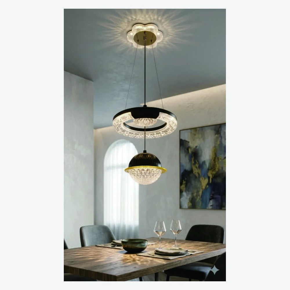 Suspension LED décorative pour salle à manger — modèle Y12290