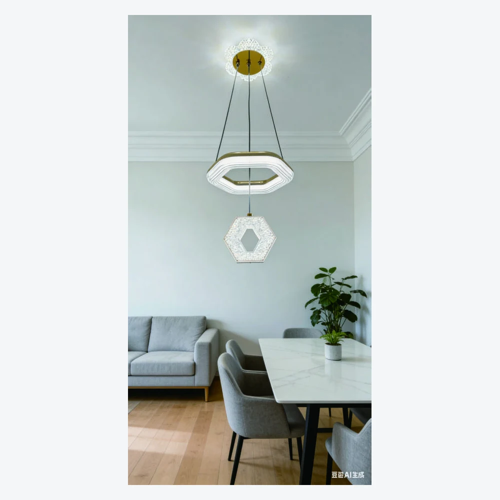 Suspension LED décorative pour salle à manger — modèle Y12305
