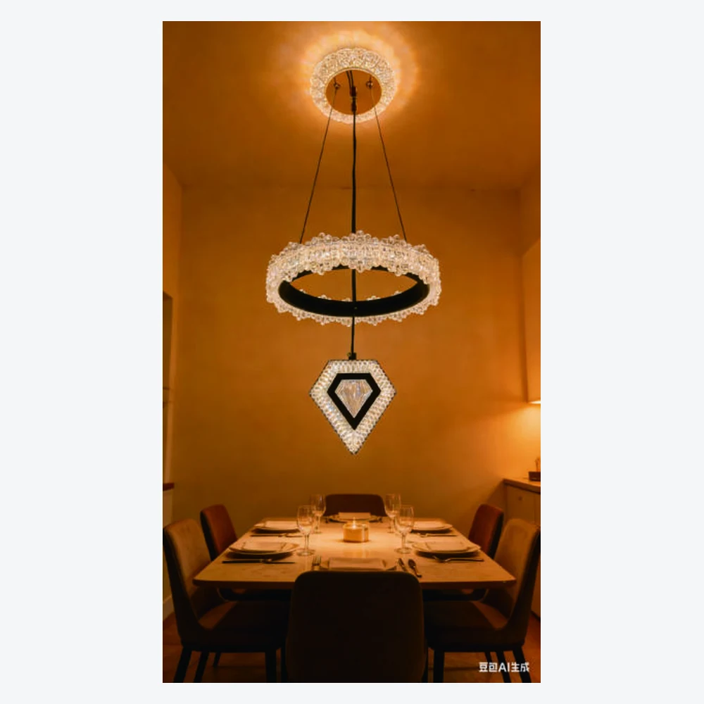 Suspension LED décorative pour salle à manger — modèle Y12342