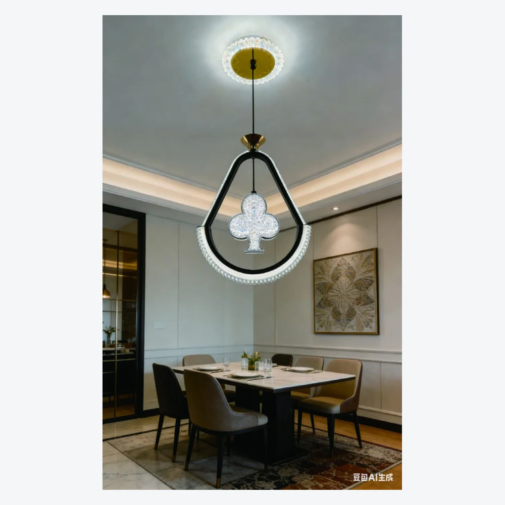 Suspension LED décorative pour salle à manger — modèle Y12357