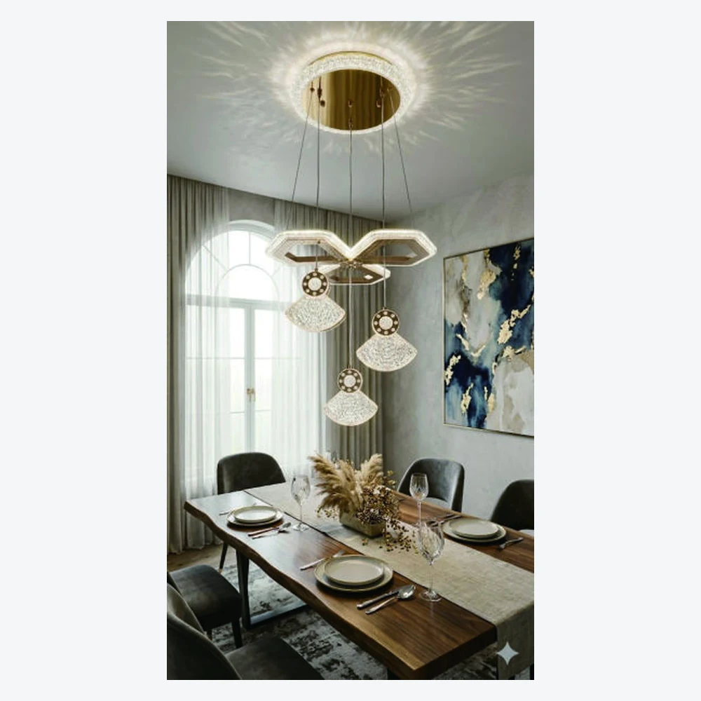 Suspension LED décorative pour salle à manger — modèle Y12386