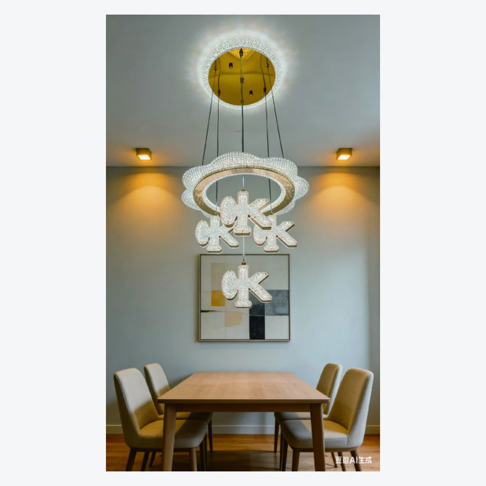 Suspension LED décorative pour salle à manger — modèle Y12416