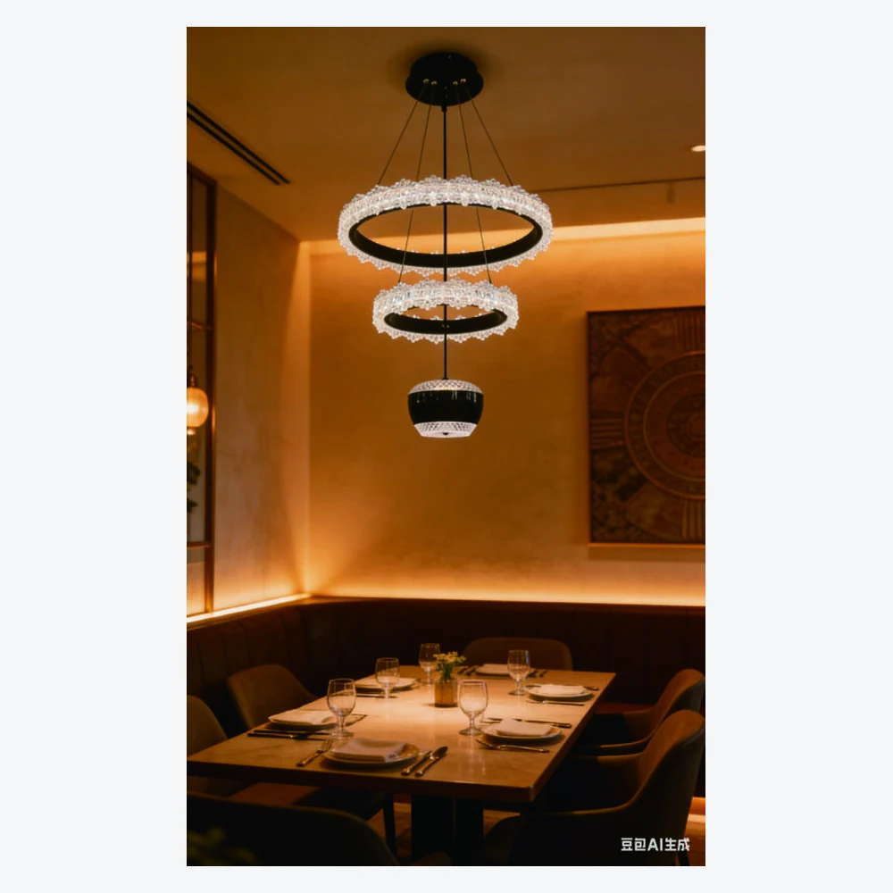 Suspension LED décorative pour salle à manger — modèle Y12447