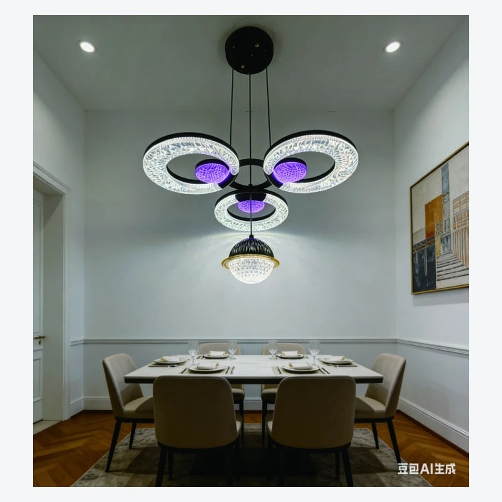 Suspension LED décorative pour salle à manger — modèle Y12465