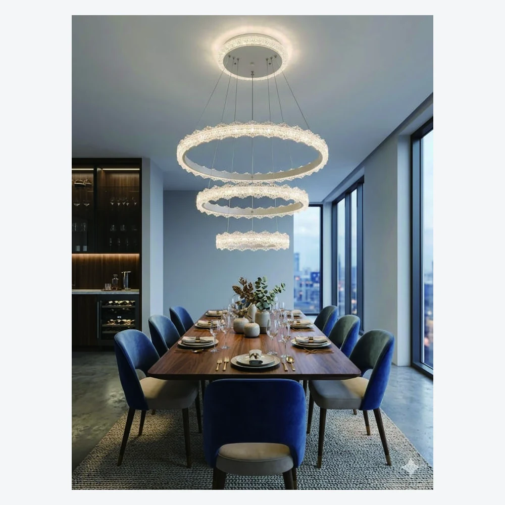 Suspension LED décorative pour salle à manger — modèle Y12478