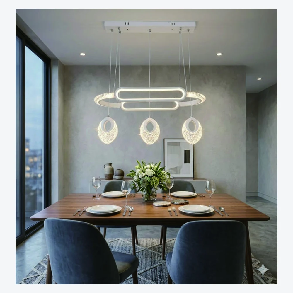 Suspension LED décorative pour salle à manger — modèle Y12481