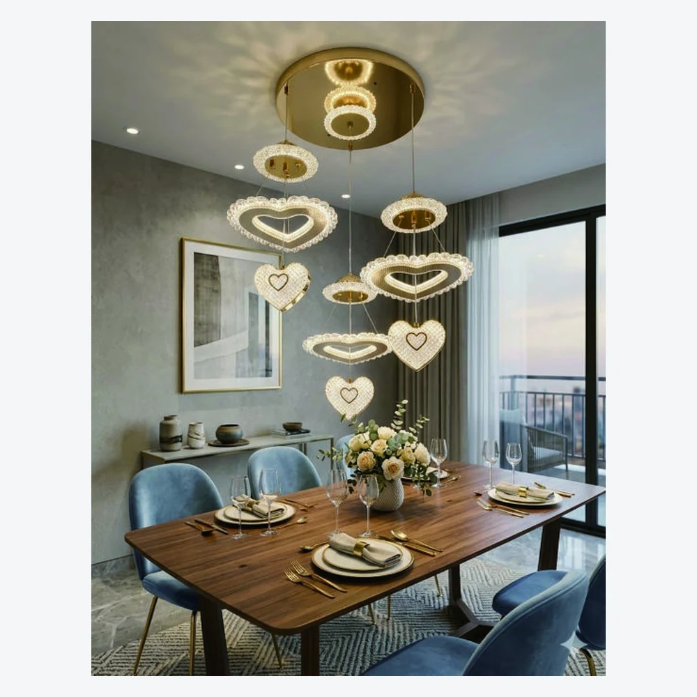 Suspension LED décorative pour salle à manger — modèle Y12486