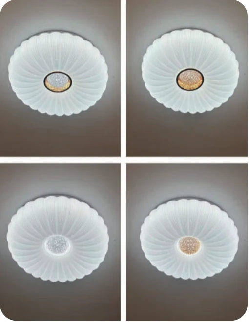 Plafonnier décoratif en plastique — modèle Y65331