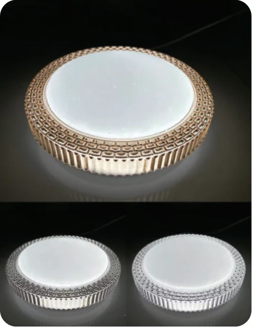 Plafonnier décoratif en plastique — modèle Y65349